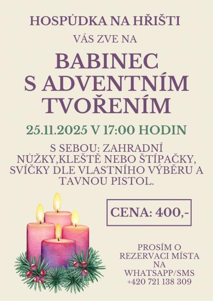 Babinec s Adventním tvořením